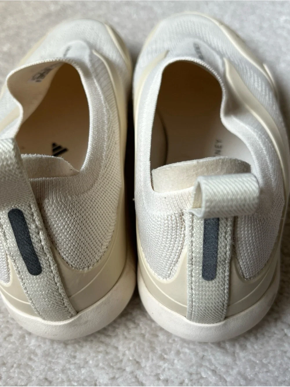 Stella McCartney for Adidas women Slip-On Ivory Sneakers Sz 6.5 mint c